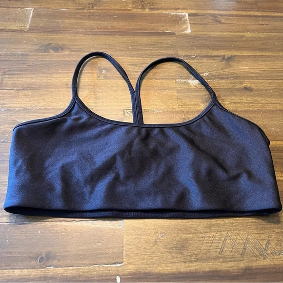 ALL Access Black Sports Bra Crop M Medium - Picture 1 of 3